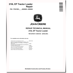 210L EP (SN: J892600-895000) Tractor Loaders Repair Manual (TM13476X19)