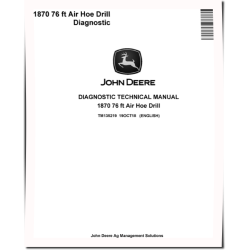 1870 76ft Air Hoe Drills Diagnostic Manual (TM135219)
