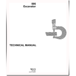 595 Wheeled Excavators Technical Manual (TM1375)