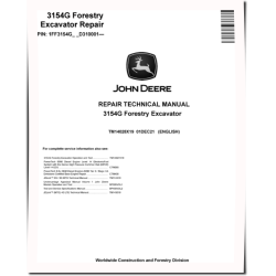 3154G (SN: from D310001) Forestry Excavators Repair Manual (TM14028X19)