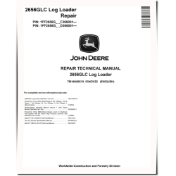2656GLC (SN. from C266001, D266001) Log Loaders Repair Manual (TM14040X19)