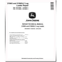 2156G and 2156GLC Log Loaders (SN. from C216001, D216001) Repair Manual (TM14048X19)