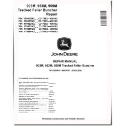 903M, 953M and 959M Tracked Feller Bunchers Repair Manual (TM14264X19)