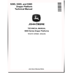 525D, 530D and 536D Draper Platforms Technical Manual (TM142719)