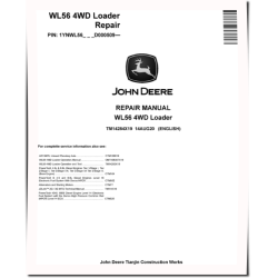 WL56 (SN. from D000509) 4WD Loaders Repair Manual (TM14284X19)