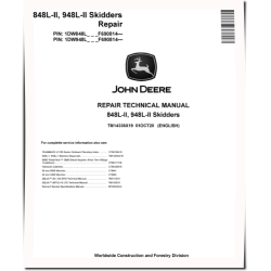 848L-II and 948L-II Grapple Skidders (SN. from F690814) Repair Manual (TM14336X19)