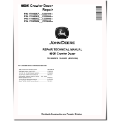 950K Crawler Dozers (SN. from C334109) Repair Manual (TM14360X19)