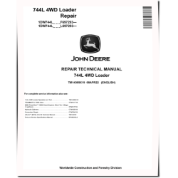 744L (SN: from F697293, L697293) 4WD Wheel Loaders Repair Manual (TM14369X19)