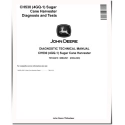 CH530 and FMWORLD 4GQ-1 Sugar Cane Harvesters Diagnostic Manual (TM144219)