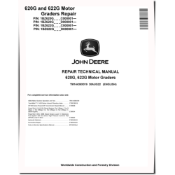 620G and 622G Motor Graders (SN. from C000001, D000001) Repair Manual (TM14439X019)