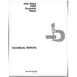 595D Wheeled Excavators Repair Manual (TM1445)