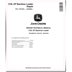 310L EP (SN. from G390996) Backhoe Loaders Repair Manual (TM14465X019)