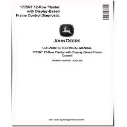 1775NT 12 Row Planters with Display-Based Frame Control Diagnostic Manual (TM144819)