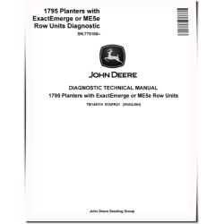 1795 Planters with ExactEmerge or ME5e Row Units (SN. from 775100) Diagnostic Manual (TM145119)