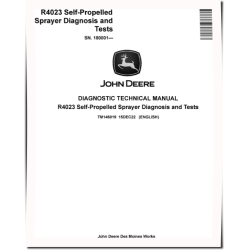 R4023 Self-Propelled Sprayer (SN. 180001-) Diagnostic Technical Manual (TM146019)