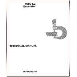 992D-LC Crawler Excavators Repair Manual (TM1463)