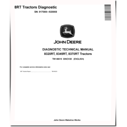8320RT, 8345RT and 8370RT Tracked Tractors (SN: 917000-920000) Diagnostic Manual (TM146619)