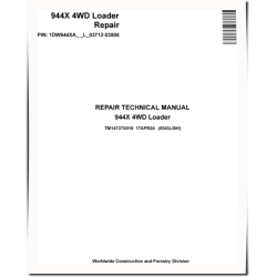 944X (SN: 03712-03806) 4WD Wheeled Loaders Repair Manual (TM14737X019)