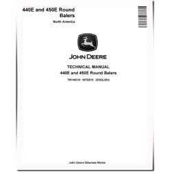 440E and 450E Round Balers (North American Edition) Technical Manual (TM148319)