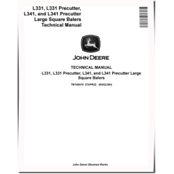 L331, L331 Precutter, L341 and L341 Precutter Large Square Balers Technical Manual (TM148419)
