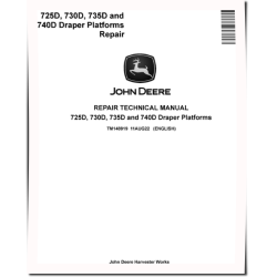725D, 730D, 735D and 740D Draper Platforms Repair Manual (TM148919)