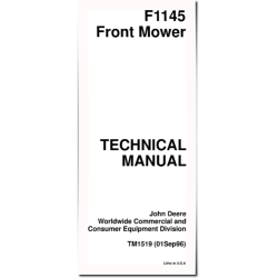 F1145 (SN: 010001-) Front Mowers Technical Manual (TM1519)