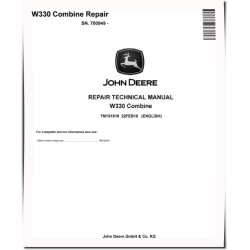 W330 (SN. from 700949) Combines Repair Manual (TM151919)