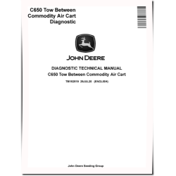 C650 Tow Between Commodity Air Carts Diagnostic Manual (TM152519)