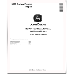 9965 Cotton Pickers Repair Manual (TM1531)