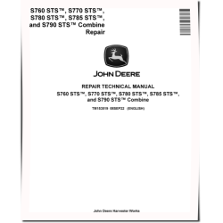 S760 STS, S770 STS, S780 STS, S785 STS and S790 STS Combines Repair Manual (TM153519)