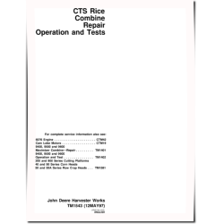 CTS Rice Combines Technical Manual (TM1543)