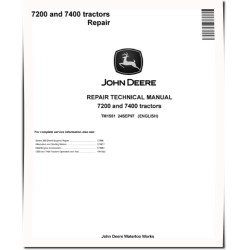 7200 and 7400 Tractors Repair Manual (TM1551)
