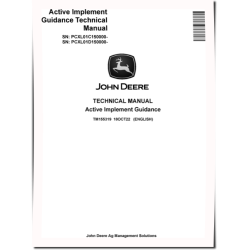 Active Implement Guidance System (PIN. from PCXL01C150000, PCXL01D150000) Technical Manual (TM155319)