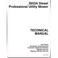 2653A (SN: 040001-) Diesel Professional Utility Mowers Technical Manual (TM1554)