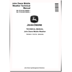 Mobile Weather (PIN. from PCXL02C150000, PCXL02D150000) System Technical Manual (TM155419)