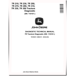 7R 210, 7R 230, 7R 250, 7R 270, 7R 290, 7R 310, 7R 330 and 7R 350 Tractors Diagnostic Manual (TM156019)