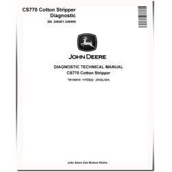 CS770 (SN: 200001-248999) Cotton Strippers Diagnostic Manual (TM156819)