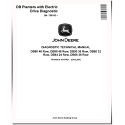 DB44, DB66, DB80, DB88 and DB90 Planters with Electric Drive Diagnostic Manual (TM156919)