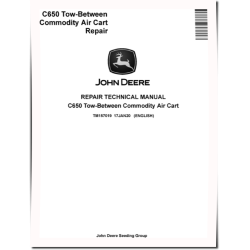 C650 Tow Between Commodity Air Carts Repair Manual (TM157019)