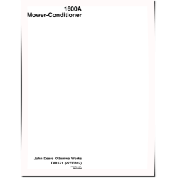 1600A Mower-Conditioners Technical Manual (TM1571)