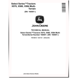 X570, X580 and X584 Select Series Tractors Technical Manual (TM158619)