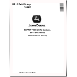 BP15 Belt Pickups Repair Manual (TM161119)