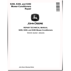 S250, S300 and S350 Mower-Conditioners Repair Manual (TM161519)