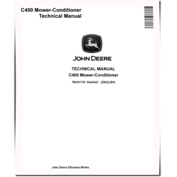 C400 Mower-Conditioners Technical Manual (TM161719)