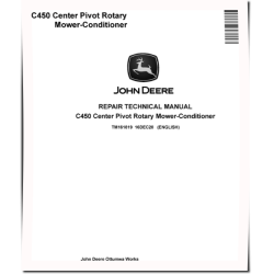 C450 Center Pivot Rotary Mower-Conditioners Repair Manual (TM161819)