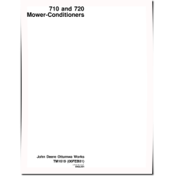 710 and 720 Mower-Conditioners Technical Manual (TM1619)