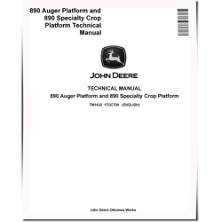 890 Auger and Specialty Crop Platforms Technical Manual (TM1632)