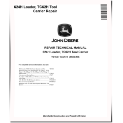 624H 4WD Loaders and TC62H Tool Cariers Repair Manual (TM1640)