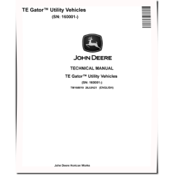 TE Gator Utility Vehicles Technical Manual (TM168019)