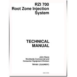 RZI700 Root Zone Injection Systems Technical Manual (TM1681)